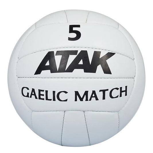 ATAK Gaelic Match Ball | Size 4 And 5 - White